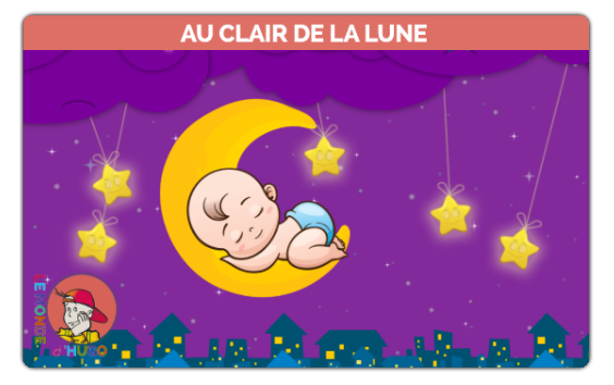 Berceuses pour bébé : Au clair de la lune?>